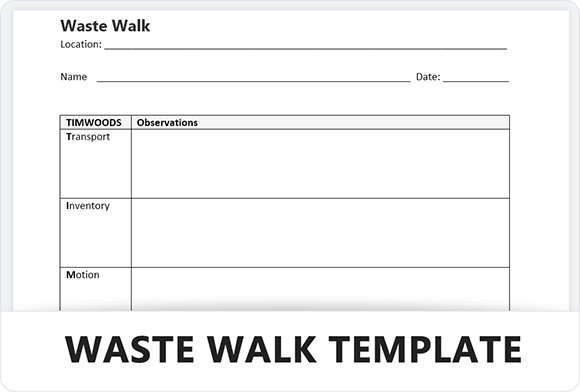 TIMWOODs 8 Wastes - Waste Walk Template - Feature Image - Learnleansigma