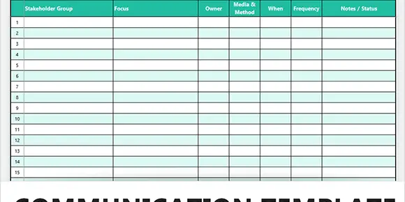 Communication Plan Template - Feature Image - Learnleansigma