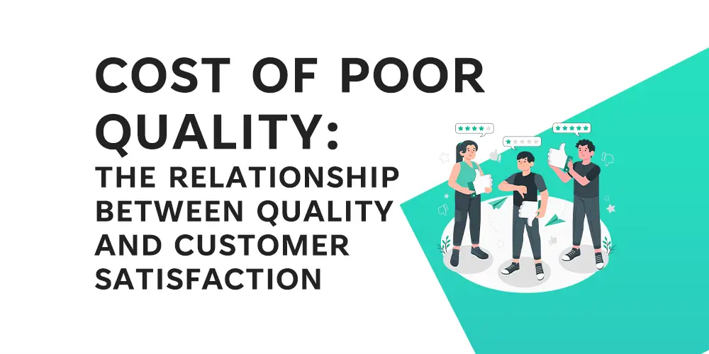 COPQ - Cost of Poor Quality - The Relationship between Quality and Customer Satisfaction - Feature Image - LearnLeanSigma
