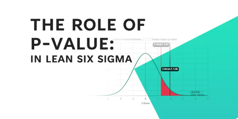 The Role of P-Value In Lean Six Sigma