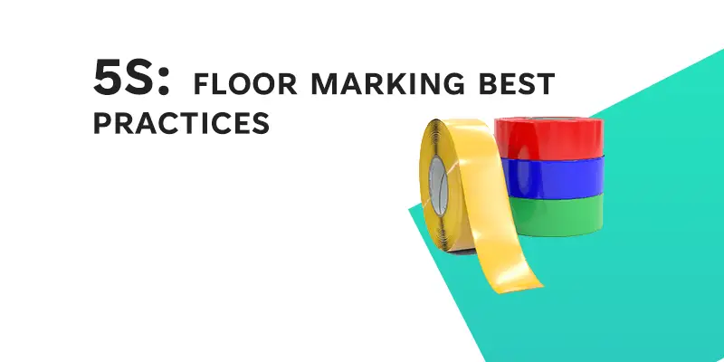 5S Floor marking best practice - Feature Image - Learn Lean Sigma