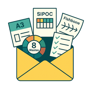 Lean Tools and Email Icon